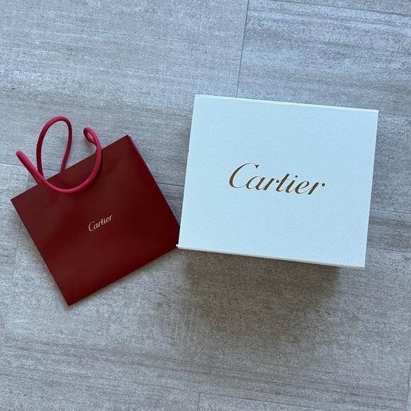 Cartier Jewelry - Authentic Cartier white box and red bag